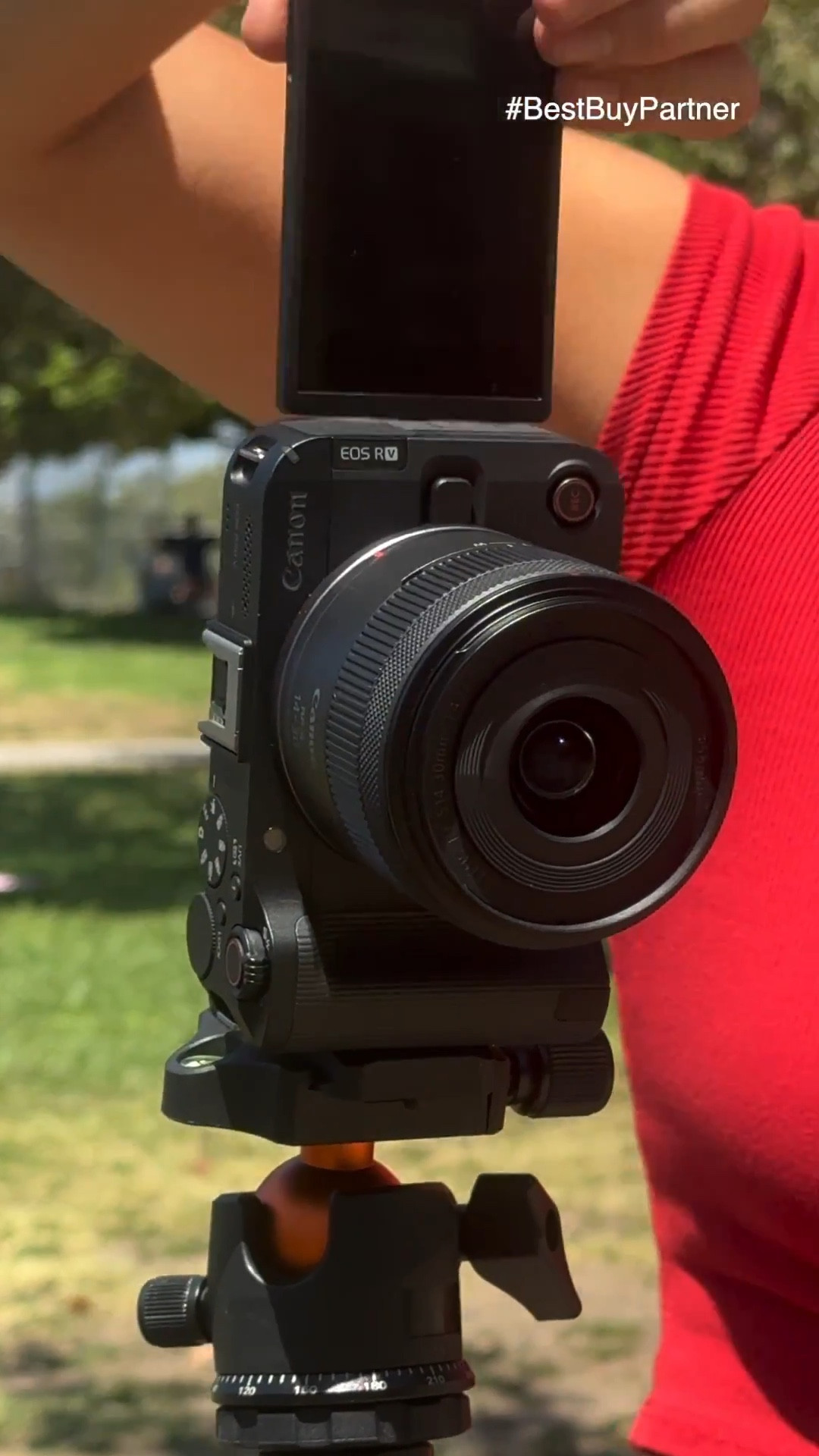 #BestBuyPartner FINALLY a camera that can hold it down when my ideas run wild 😭 Shop Canon's EOS R50 V now at @bestbuy #Canon #EOSR50V 