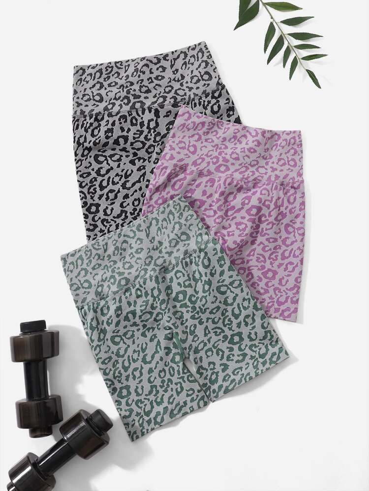 3pcs All Over Print Sports Shorts | SHEIN