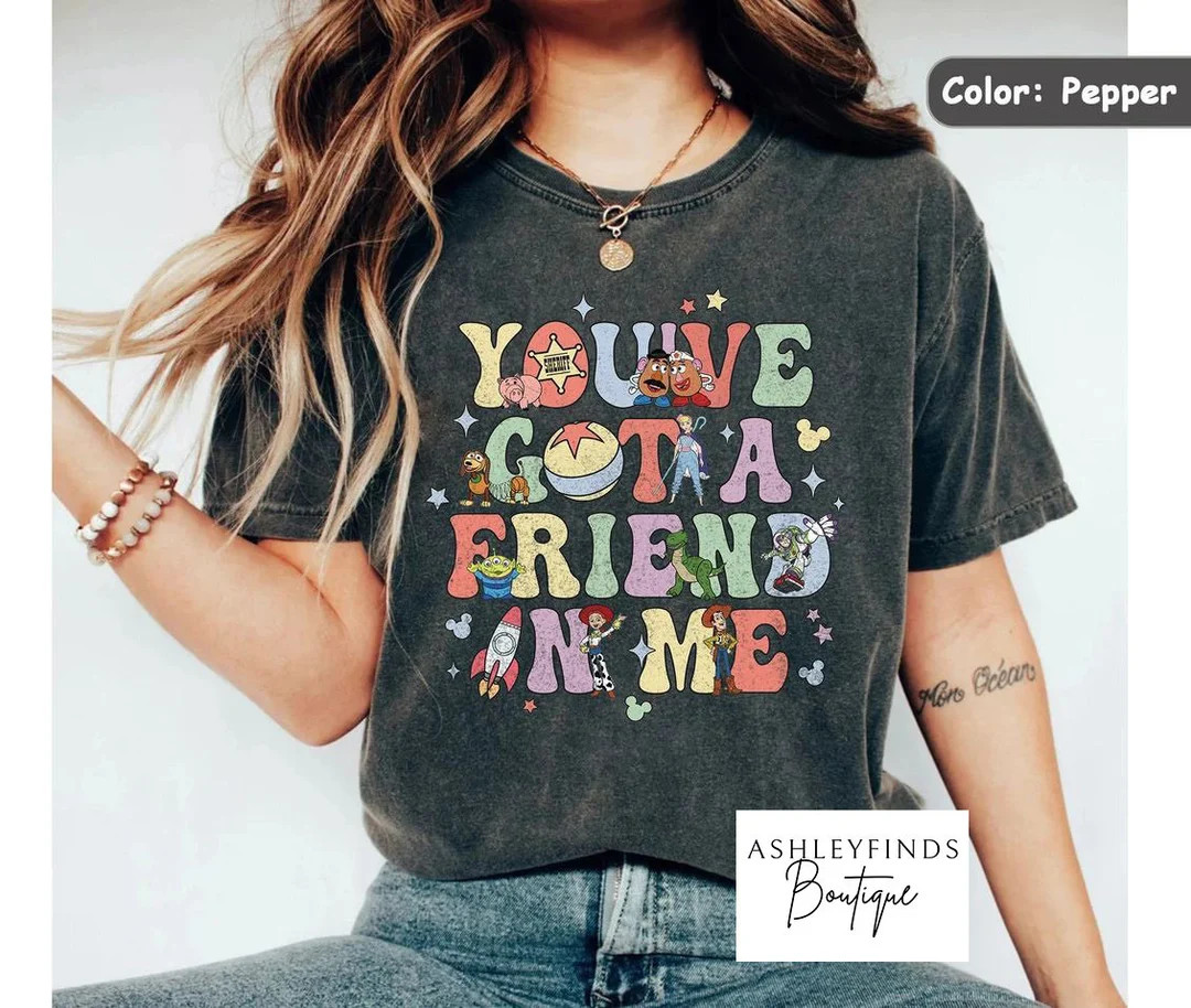 Retro Disney Toy Story You've Got A Friend in Me Shirt - Etsy | Etsy (US)