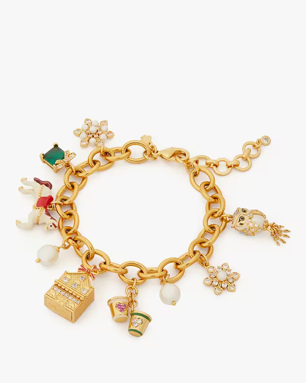 Winter Wonderland Charm Bracelet | Kate Spade Outlet