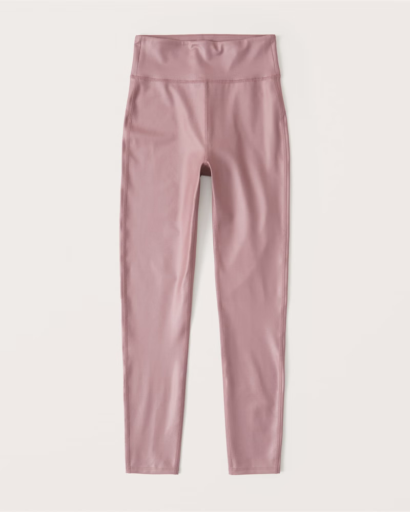 Contour Full-Length Sheen Leggings | Abercrombie & Fitch (US)