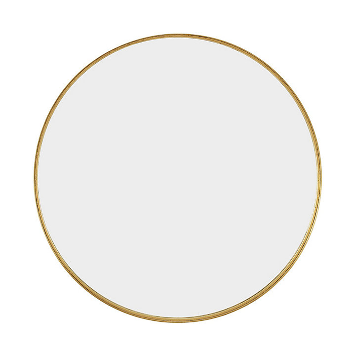 Thomas Round Mirror with Flat Metal Frame & Modern Simplicity Design | Ballard Designs, Inc.