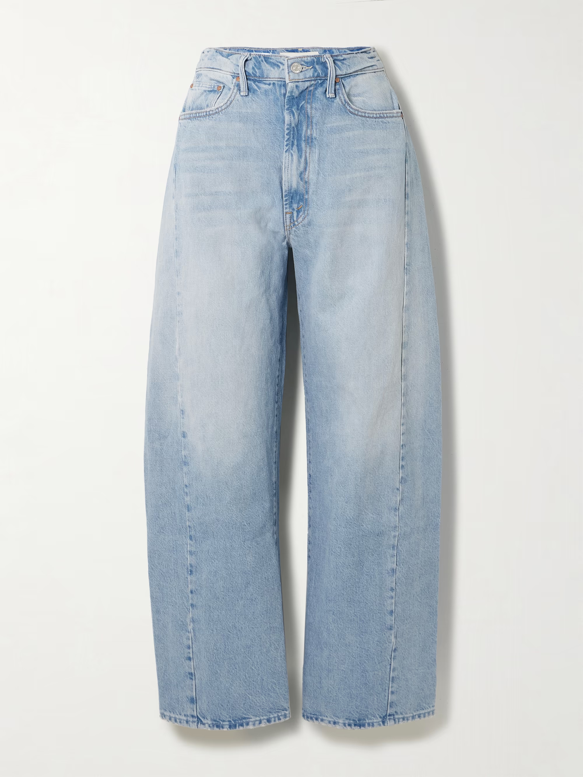 The Full-Pipe Flood high-rise tapered jeans | NET-A-PORTER (US)