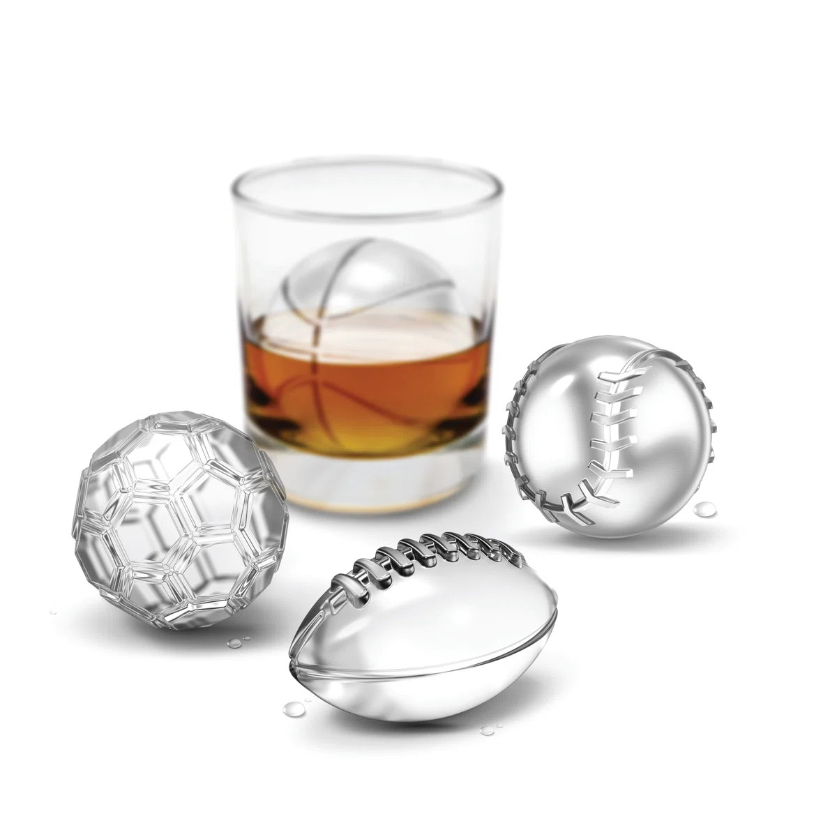 Tovolo Sports Ball Ice Molds - Football, Baseball, Soccer Ball & Basketball & Reviews | Wayfair | Wayfair North America