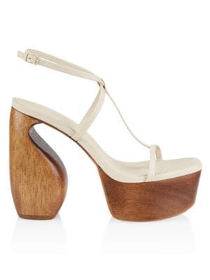 Chiara Leather Platform Sandals | Saks Fifth Avenue OFF 5TH