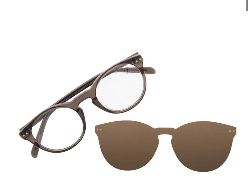 Armação para óculos de grau chilli beans multi redondo marrom 
#LTKbrasil 