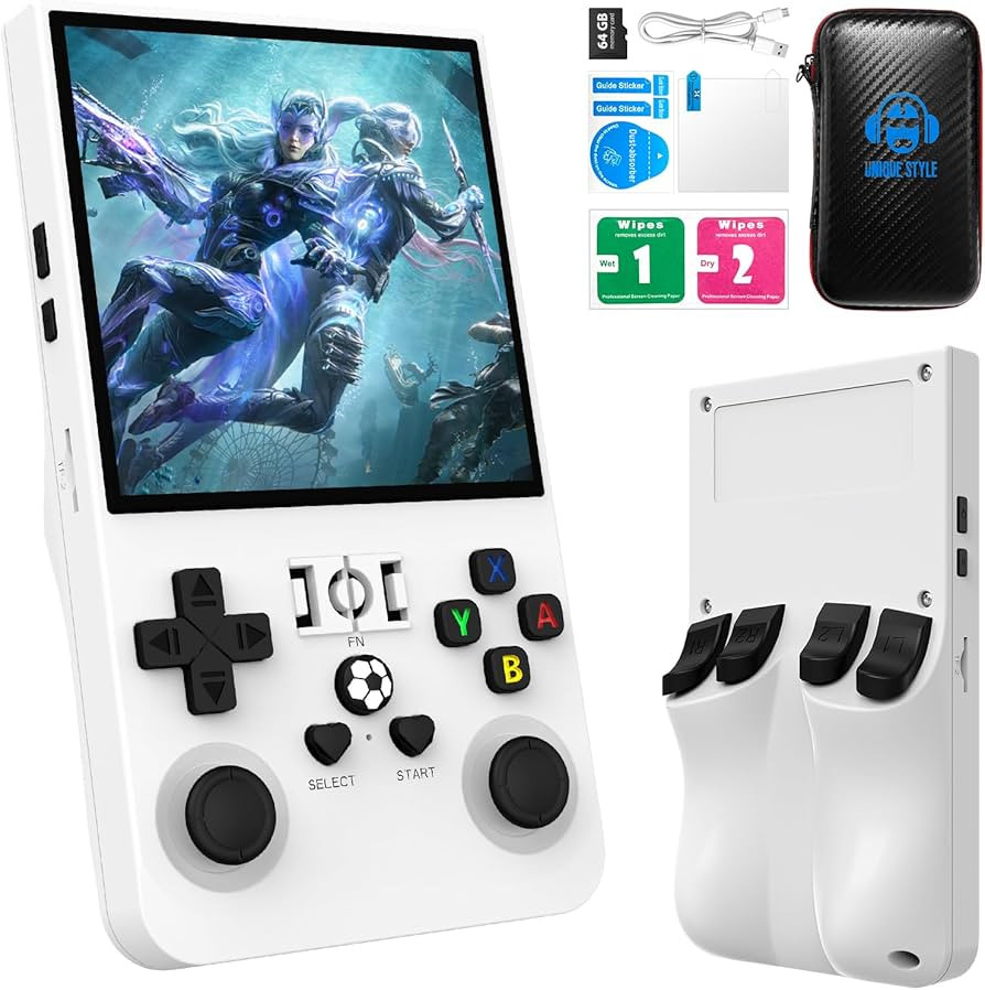 R36MAX Retro Game Console, Support 18,000+ Classic Game Console Handheld, 4.0-Inch IPS Display Ha... | Amazon (US)
