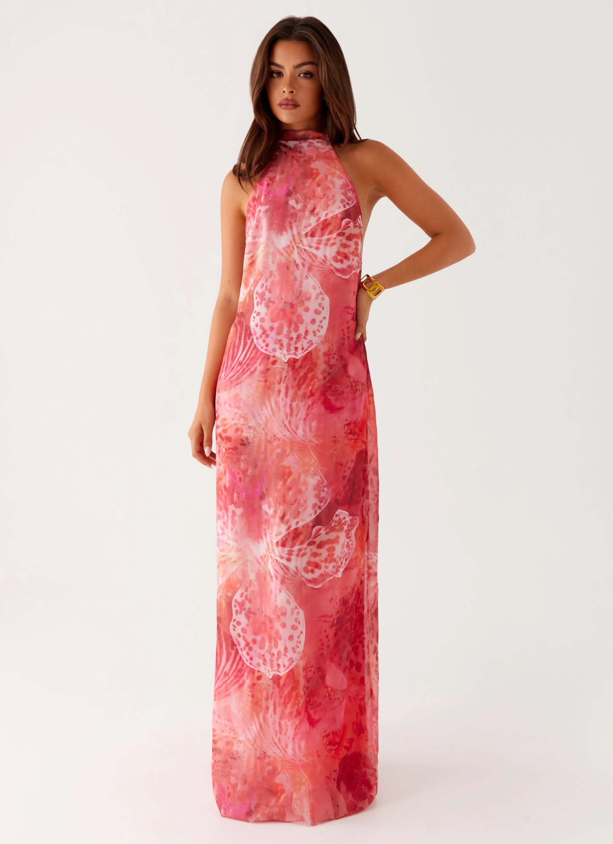 California Maxi Dress - Flamingo Fling | Peppermayo (Global)