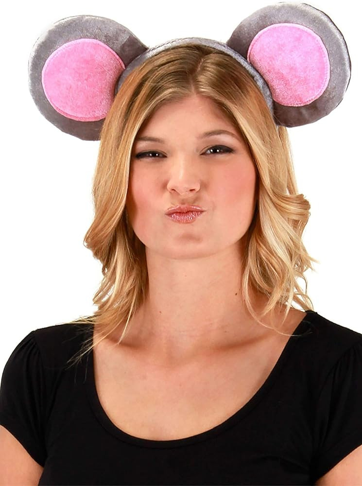 elope Mouse Ears Headband and Tail Plush Costume Accessory Kit | Amazon (US)