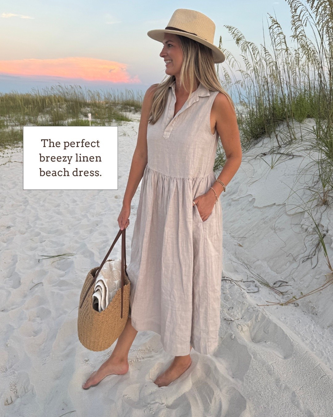 The perfect linen beach dress 🙌🏻🙌🏻

#LTKdayinmylife #LTKTravel #LTKSeasonal