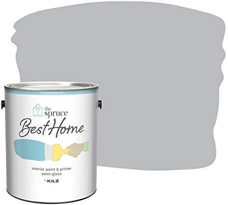 The Spruce Best Home by KILZ Interior Paint & Primer in One, Gravity Gray, Semi Gloss, 1 Gallon | Amazon (US)