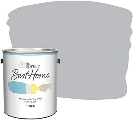 The Spruce Best Home by KILZ Interior Paint & Primer in One, Gravity Gray, Semi Gloss, 1 Gallon | Amazon (US)