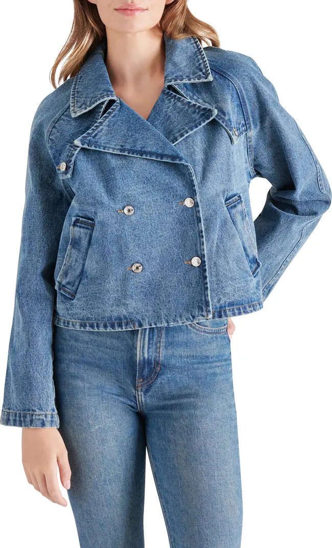 Short Denim Trench Coat | Nordstrom Rack