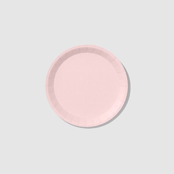 Pale Pink Classic Small Plates 10 per Pack - Etsy | Etsy (US)