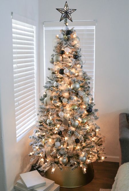 pre-lit flocked Christmas tree under $80! Walmart Christmas tree

#LTKHolidaySale #LTKhome #LTKHoliday