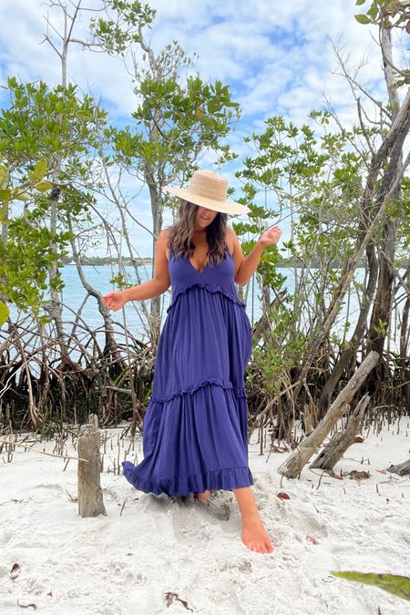 I’m wearing the dress on backwards- you can wear it two ways! 
I’m a medium, true to size 

Summer maxi, vacation, outfit, date night, Resortwear, Amazon

#LTKtravel #LTKFind #LTKunder50