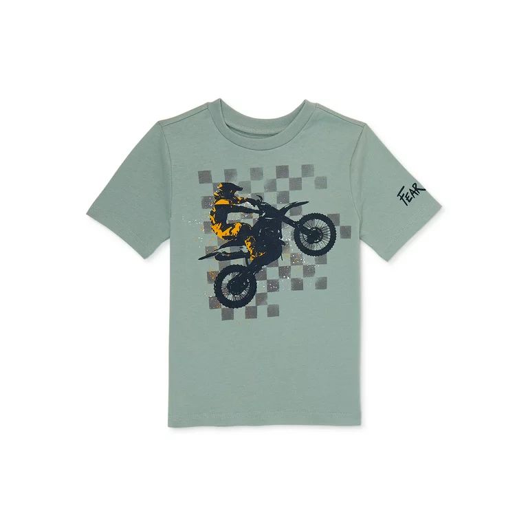 365 Kids Boys Short Sleeve Graphic T-Shirt, Sizes 4-10 | Walmart (US)