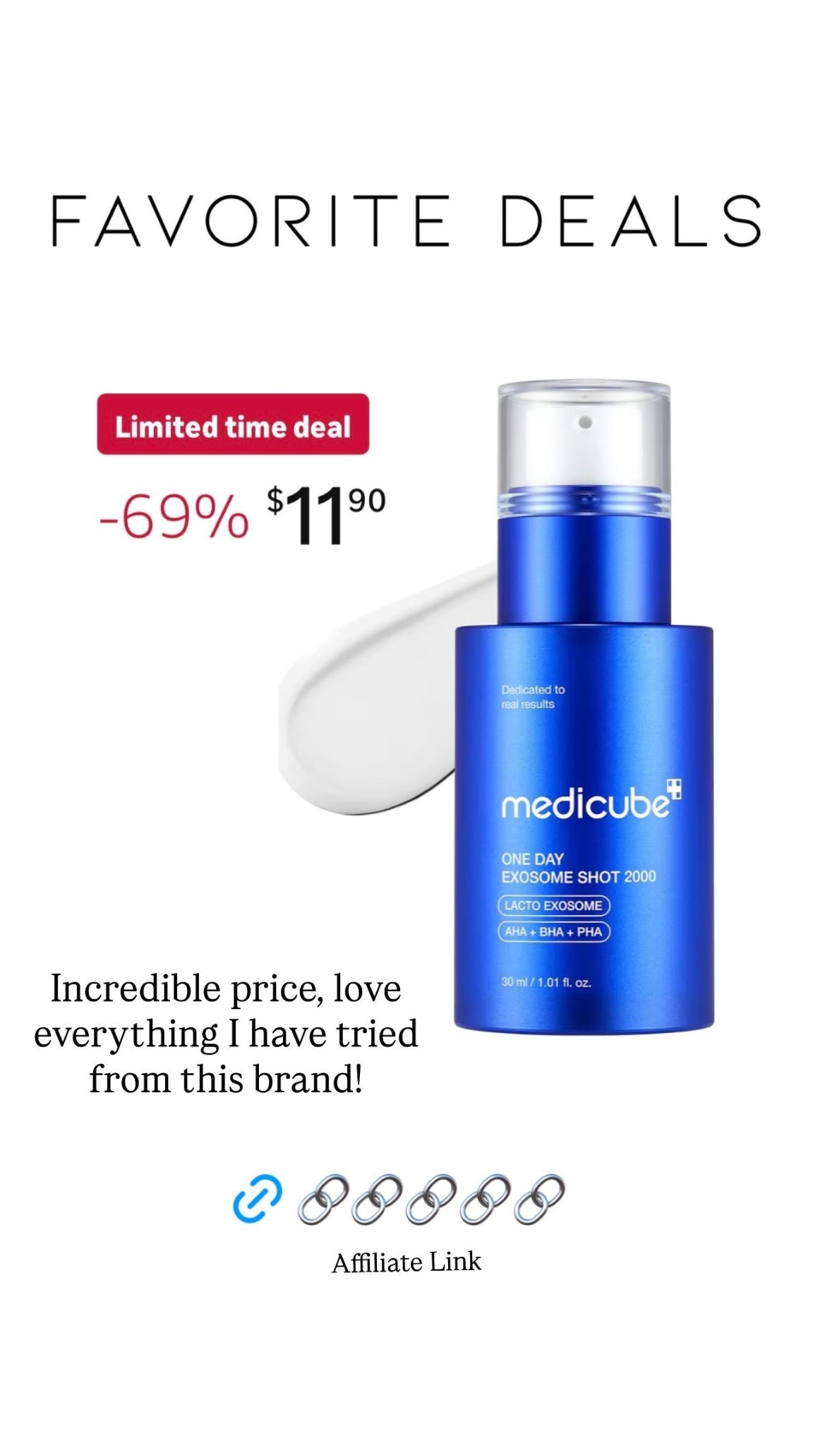 Incredible price, love everything I have tried from this brand! Affiliate Link