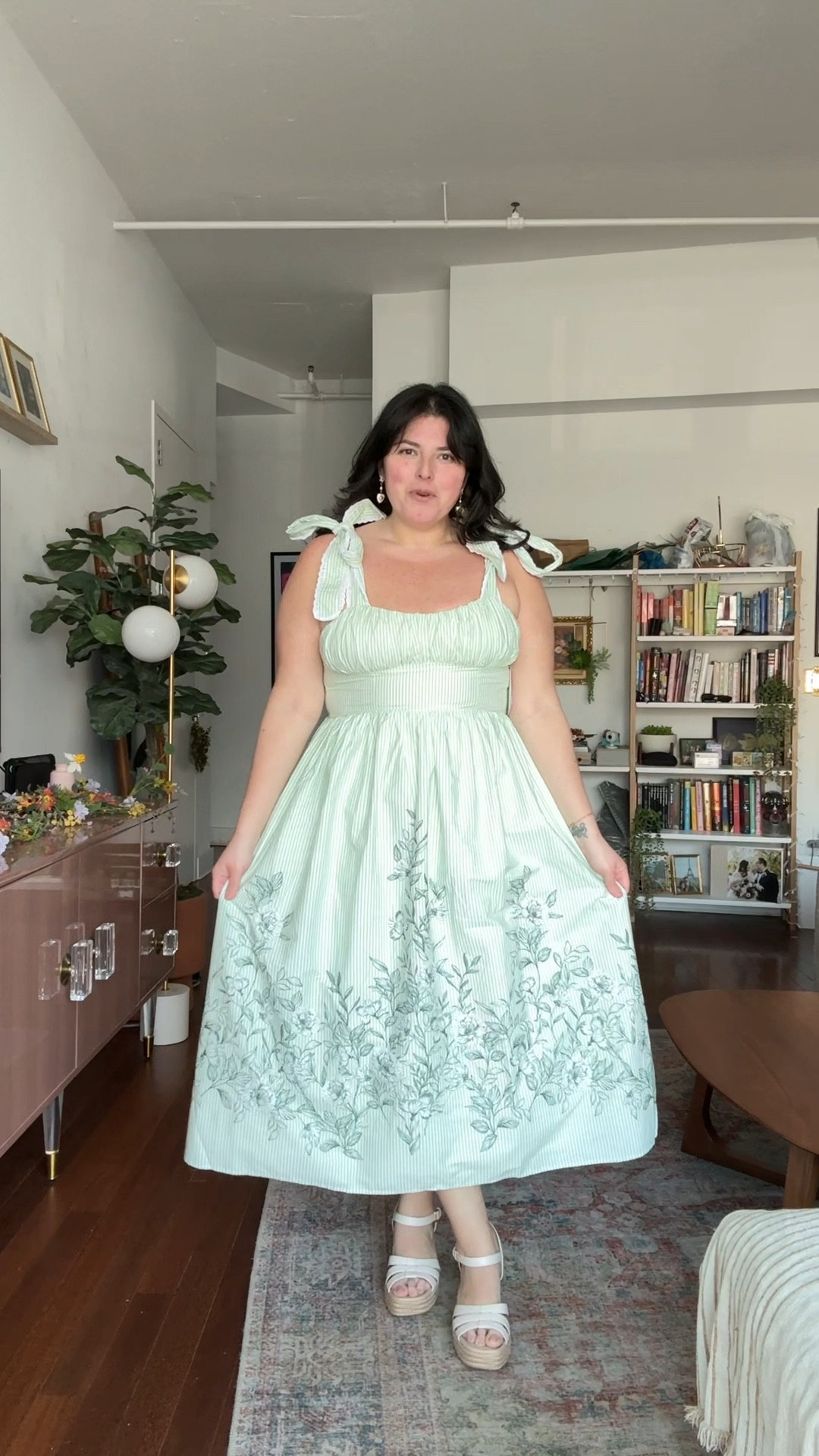 Absolutely love the color and cut of this dress! Macys is having a sale now through 3/29! 

#LTKootd #LTKPlusSize #LTKSaleAlert