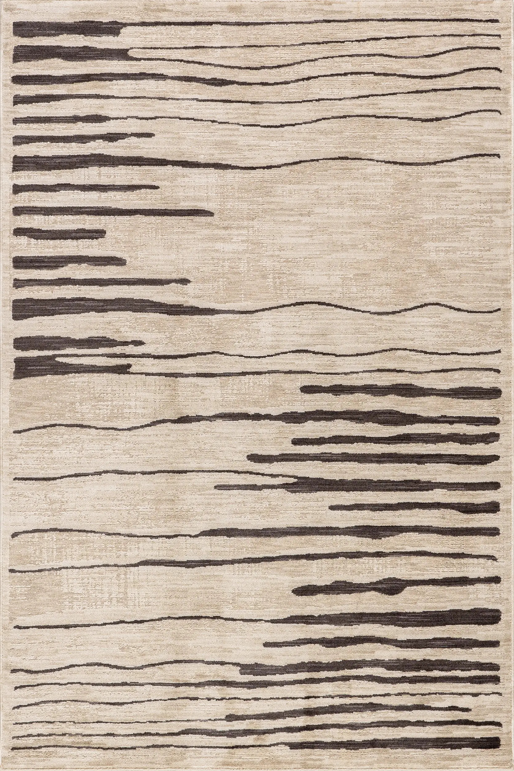 Banke Striped Rug | Beige | Rugs USA