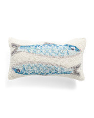 9x16 Sardines Hooked Pillow | Home | Marshalls | Marshalls