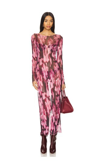 Sophia Dress in Merlot | Revolve Clothing (Global)