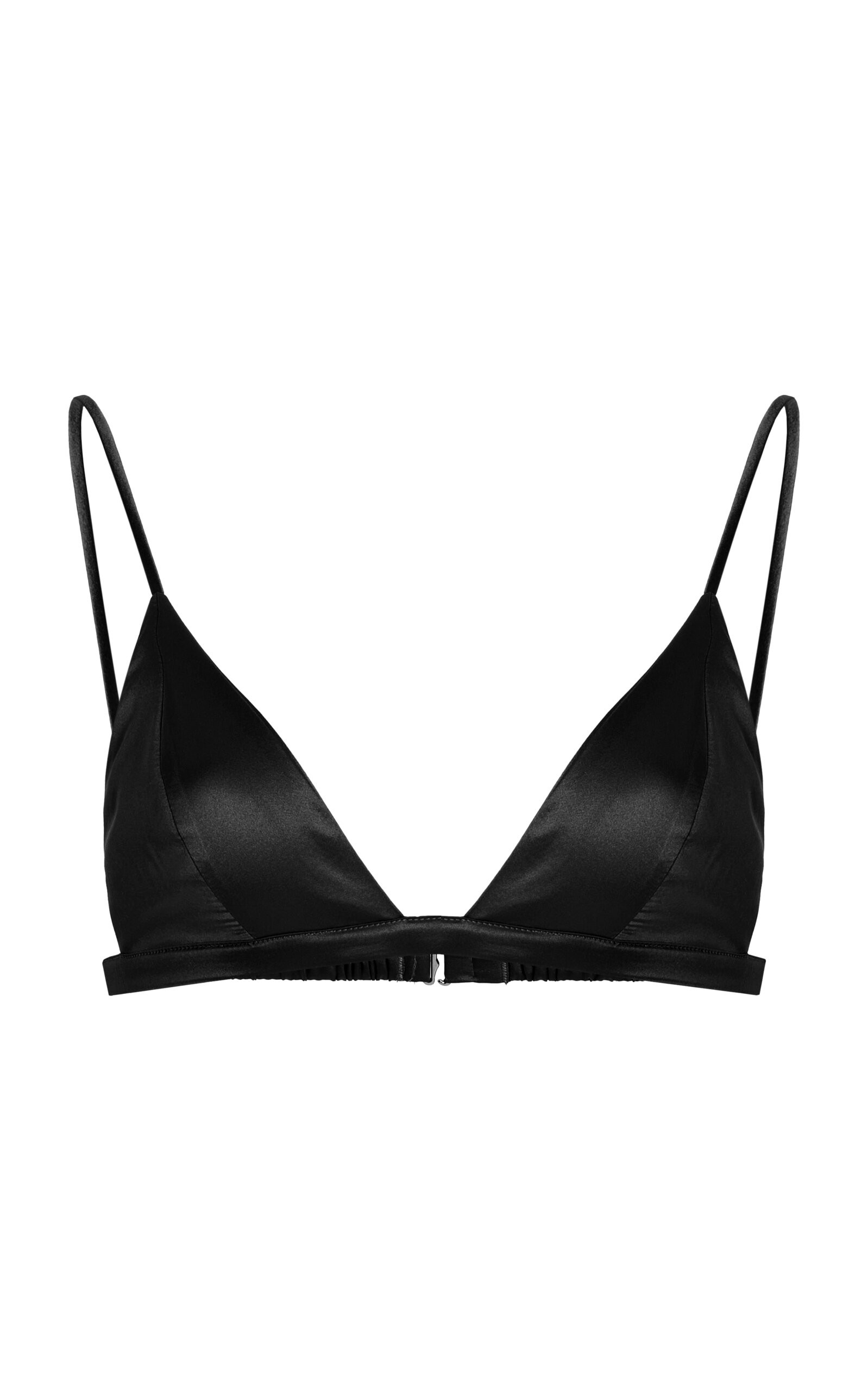 Luxe Stretch-Silk Triangle Bra | Moda Operandi (Global)