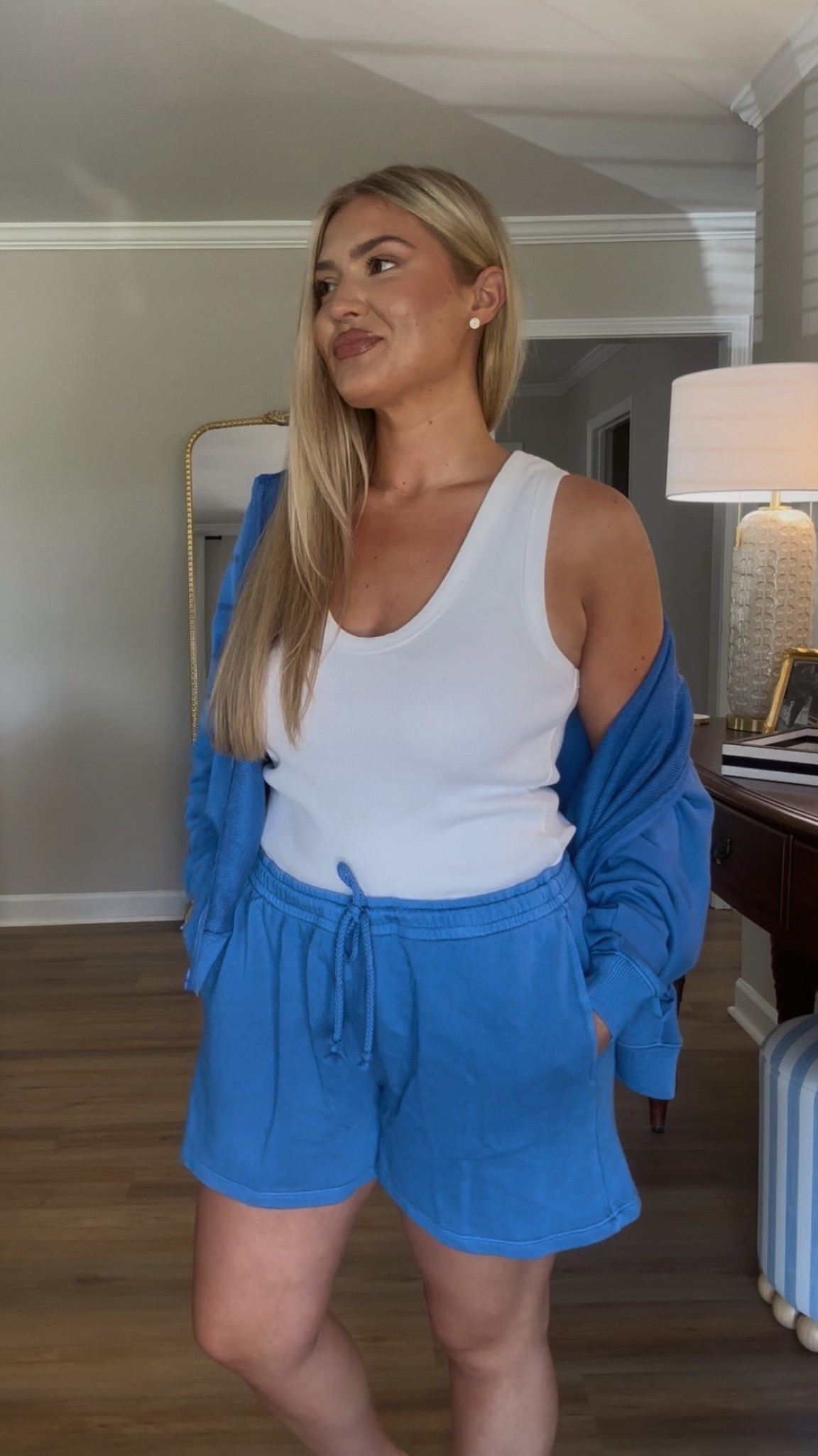Wearing the large in all pieces (definitely can size down in all though, if in between sizing!)

#LTKActive #LTKStyleTip #LTKMidsize