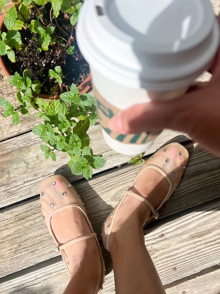 Weird angle but these studded ballet flats in beige are my new favorite thing this week. You will be seeing them a lot 💕 the sparkle! ✨ They are a dupe of another more expensive ballet flat and it is worth it to save 💕 

summer outfit, Target Style, Target shopping, BrandiKimberlyStyle

#LTKFindsUnder50 #LTKSeasonal #LTKShoeCrush