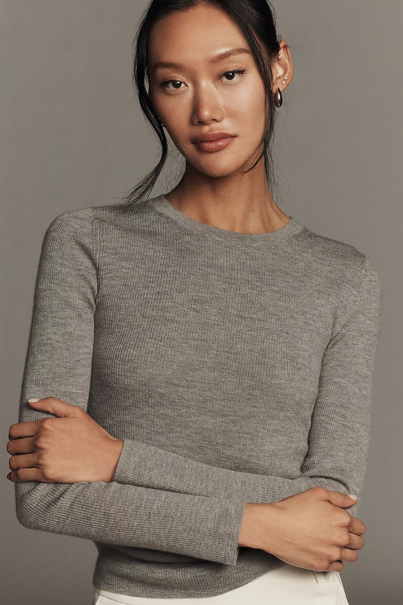 Maeve Ultra-Fine Cashmere Crew-Neck Sweater | Anthropologie (US)