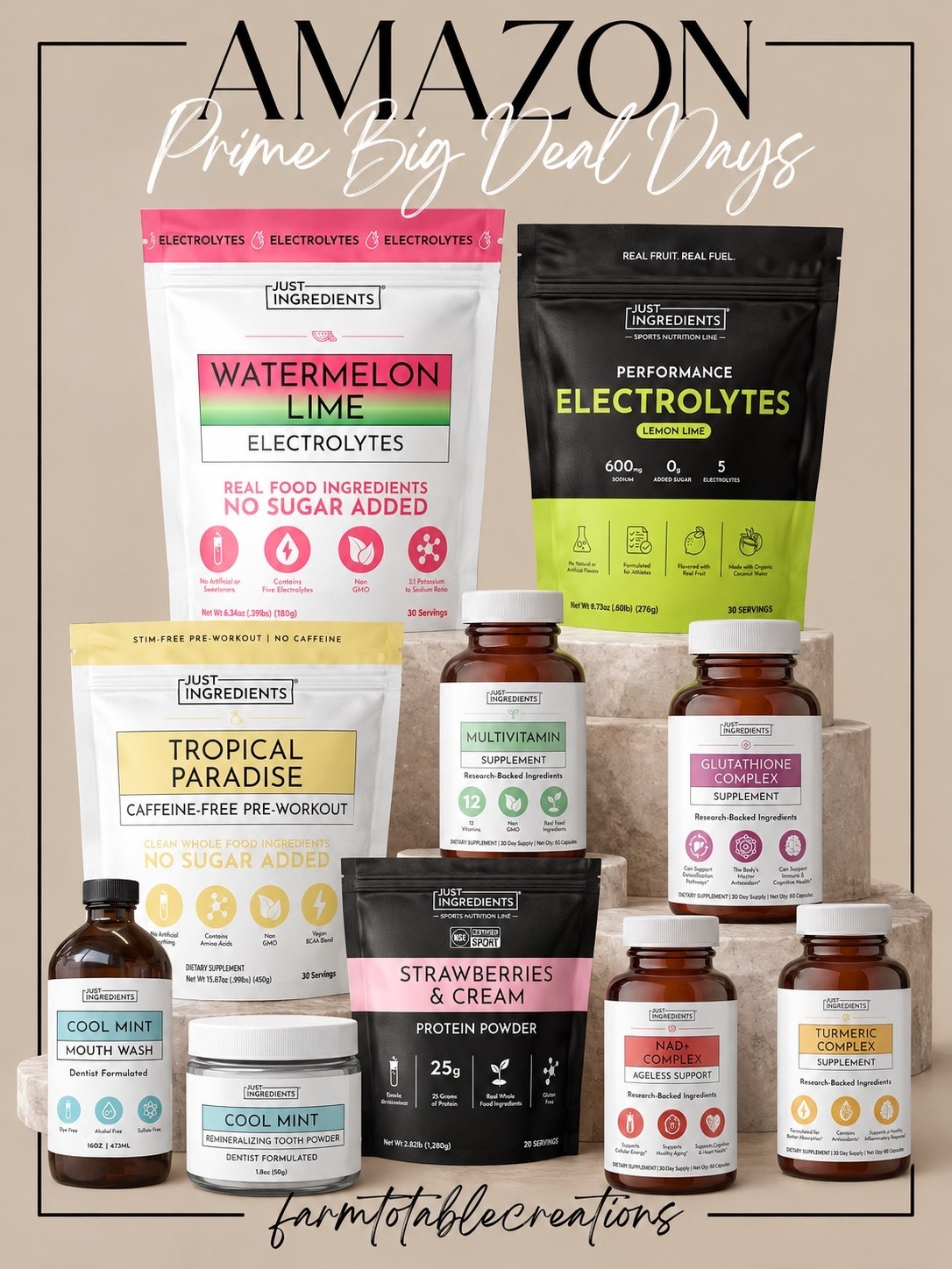 Just Ingredients Prime Day Finds 🤍 Your everyday routine, with a little Prime Day savings! I rounded up these Just Ingredients finds in one place—such a good time to restock your go-to essentials or try something you’ve had your eye on.

#LTKSaleAlert #LTKFinds #JustIngredients #AmazonPrimeDay #DailyEssentials