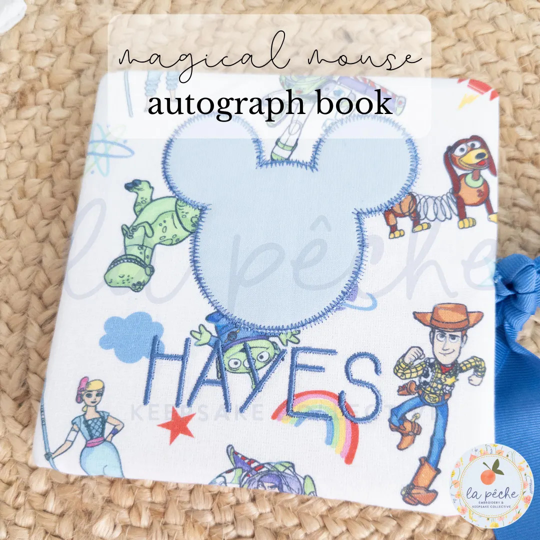 Custom Toy Autograph Book Personalized Memory Grandmillenial Collection Travel Signature Journal ... | Etsy (US)