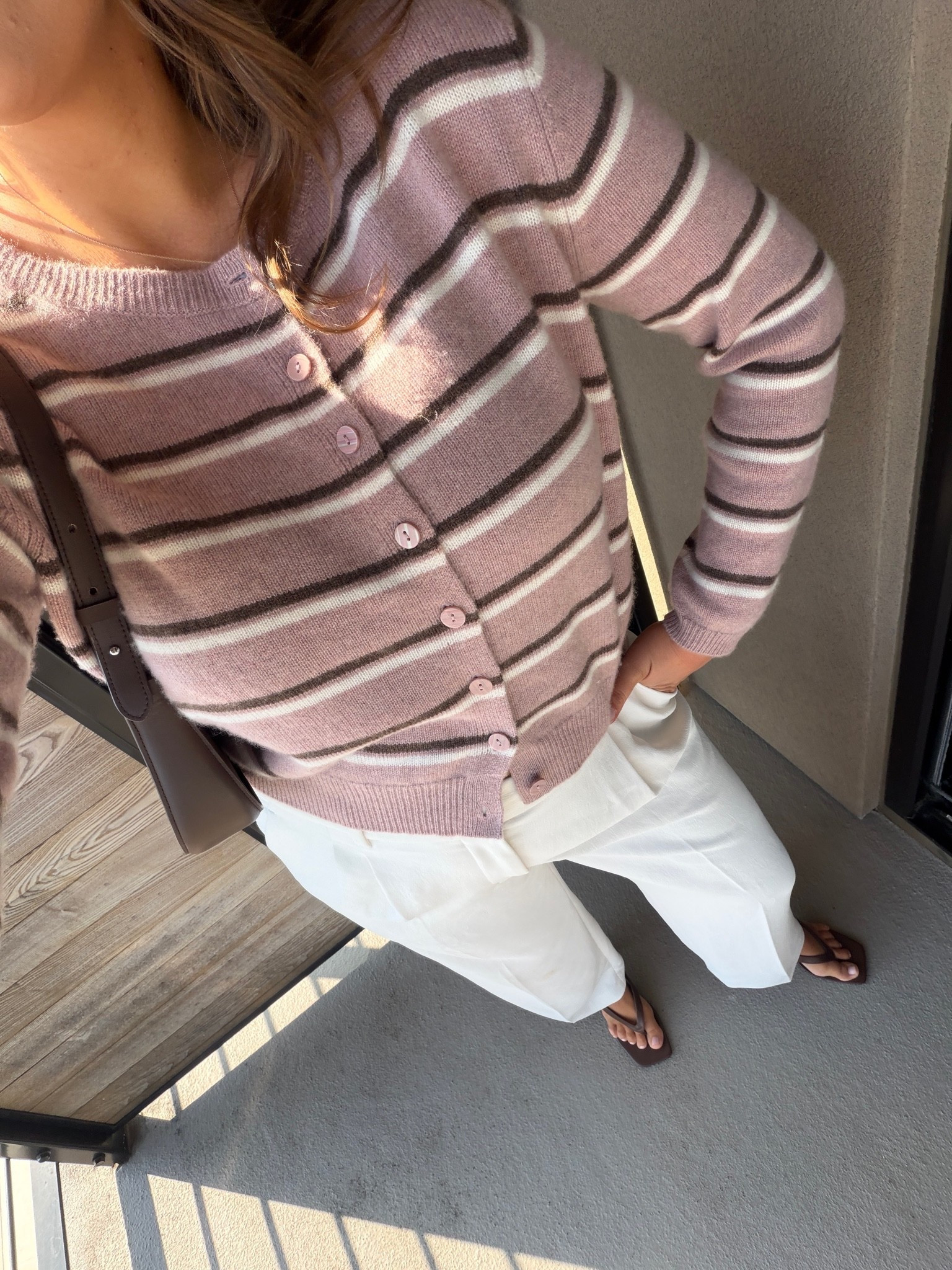 The softest striped cardigan with crisp white trousers 🤎 Such an easy transitional outfit for that in-between summer and fall weather.

midsize fall outfit, size 14 outfit, cardigan outfit size large, white pants outfit, transitional fall style, casual mom outfit, everyday fall fashion

#LTKCon #LTKootd #LTKMidsize
