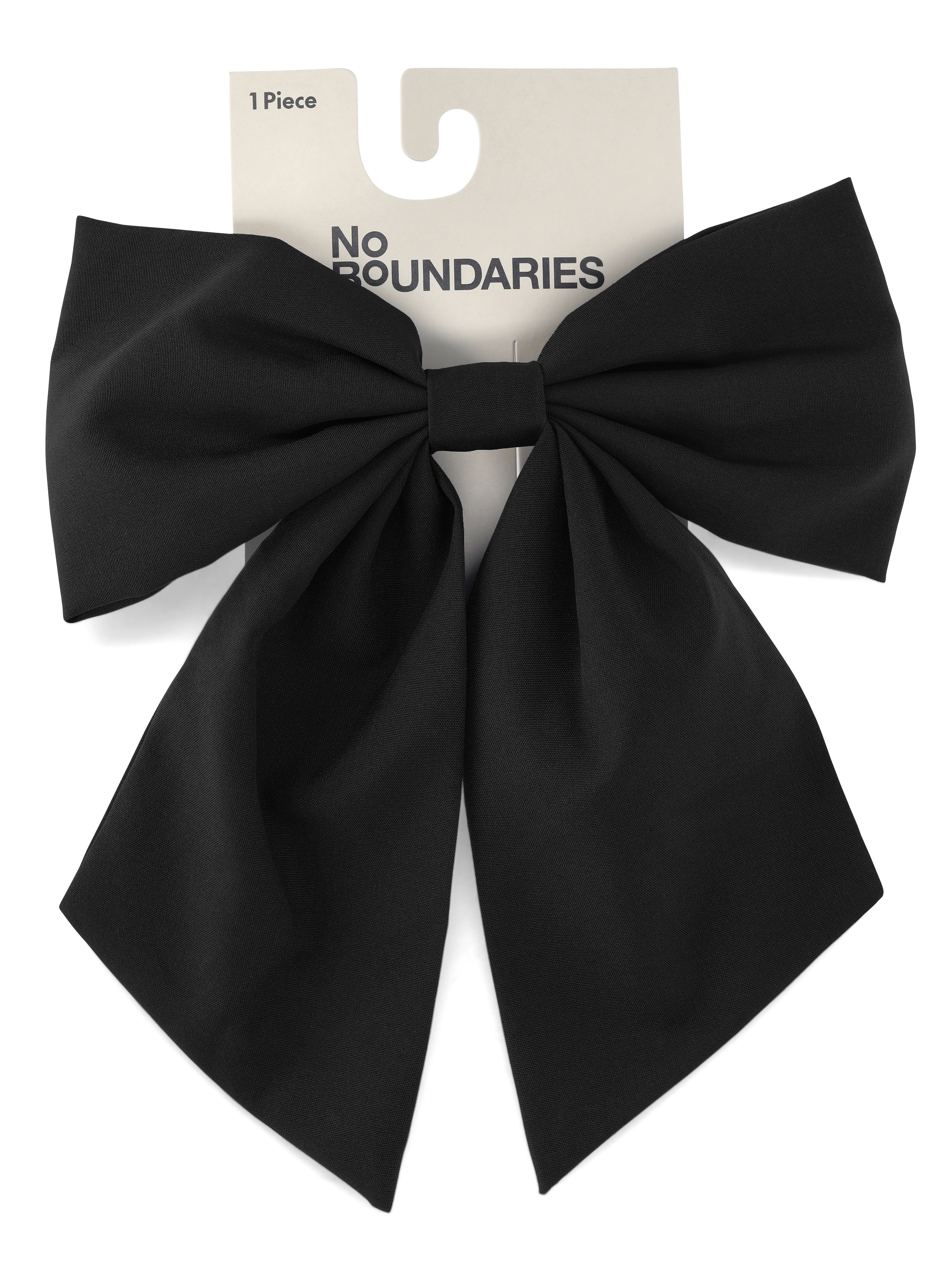 No Boundaries Solid Color Bow Barrette | Walmart (US)