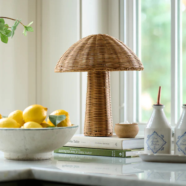 Woodland Rattan Table Lamp | Magnolia