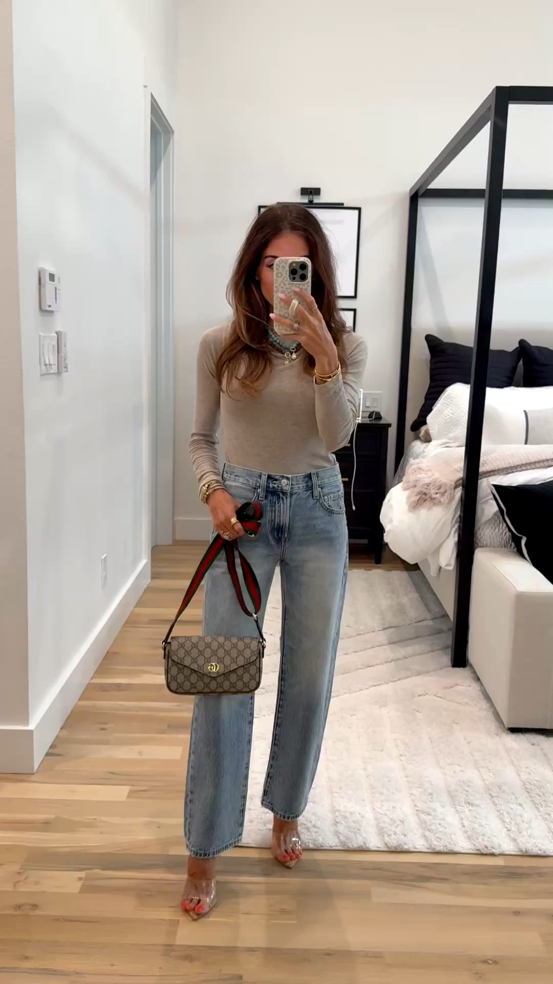Petite friendly trending barrel jeans size 23 wool blend top size xs Gucci bag fall outfit

#LTKSaleAlert #LTKPetite #LTKootd