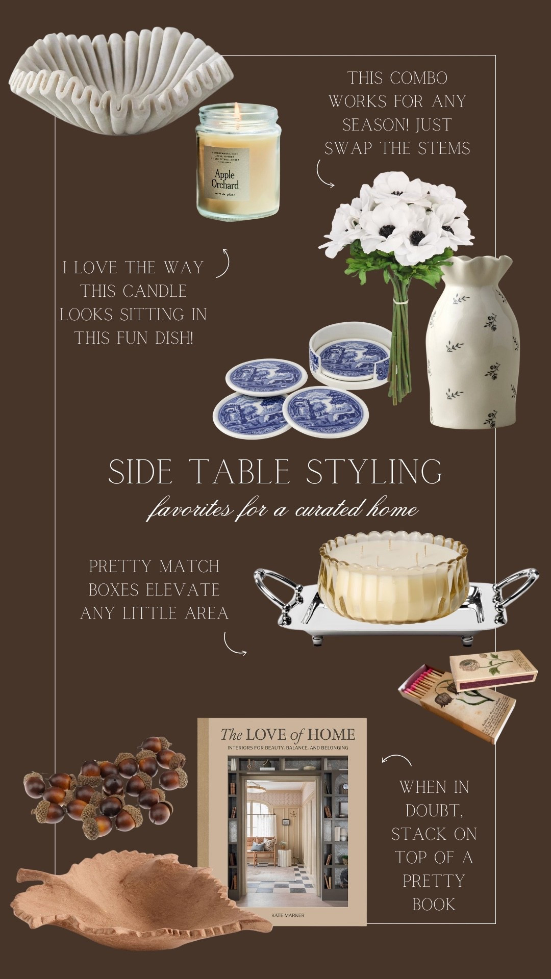 The prettiest decor and pairings for a tiny little side table 🙌🏻 loving these classic finds for our home!

#LTKHome