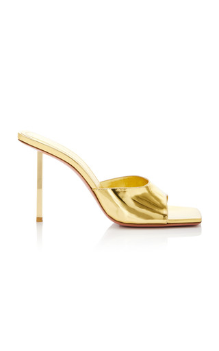 Laura Metallic-Leather Sandals | Moda Operandi (Global)
