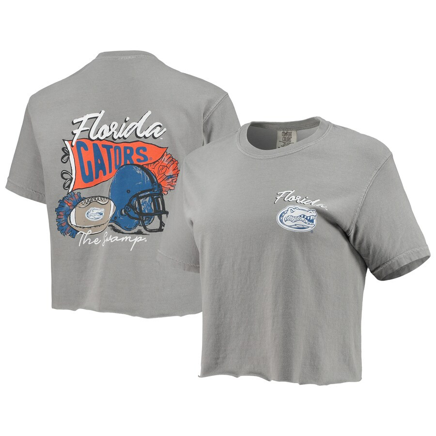Florida Gators Women's We've Got Spirit Crop Top - Gray | Fanatics