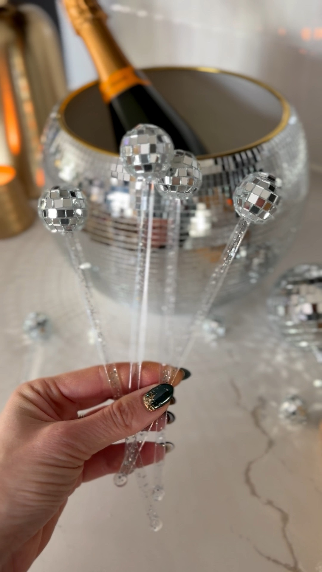 NYE supplies!🪩 
Stir Sticks and Ice Bucket. 

#LTKSeasonal #LTKHoliday