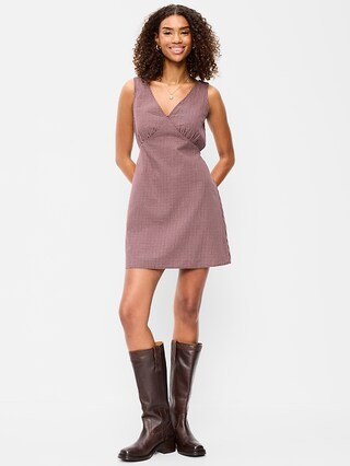 Sleeveless A-Line Mini Dress | Old Navy (US)