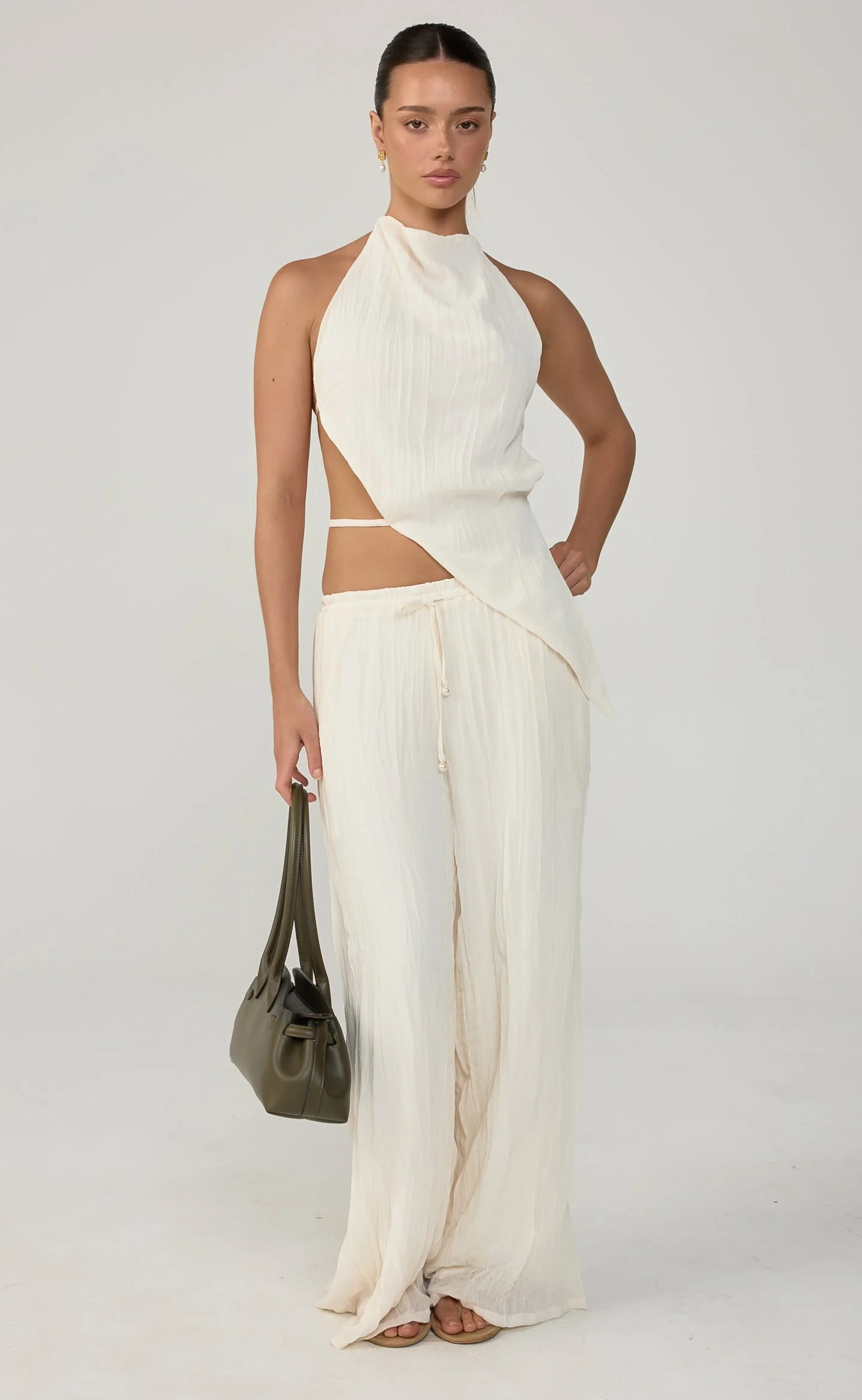 Cosmera Pants (Cream) | Charcoal Clothing US