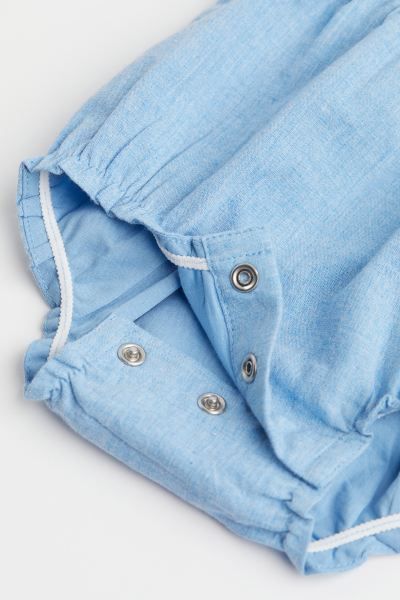 Cotton Overall Shorts - Light blue - Kids | H&M US | H&M (US + CA)