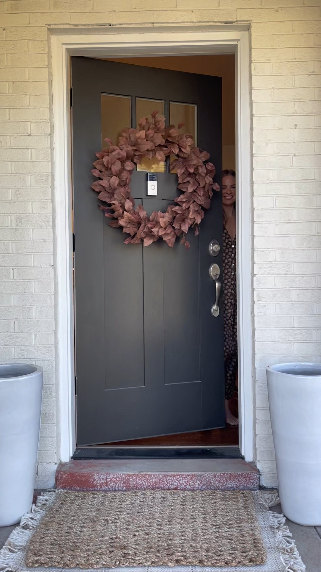 Current Fall front porch situation 😍 Need to add some Mums! 

Mats and wreath from Target 

#LTKSeasonal #LTKhome #LTKHoliday