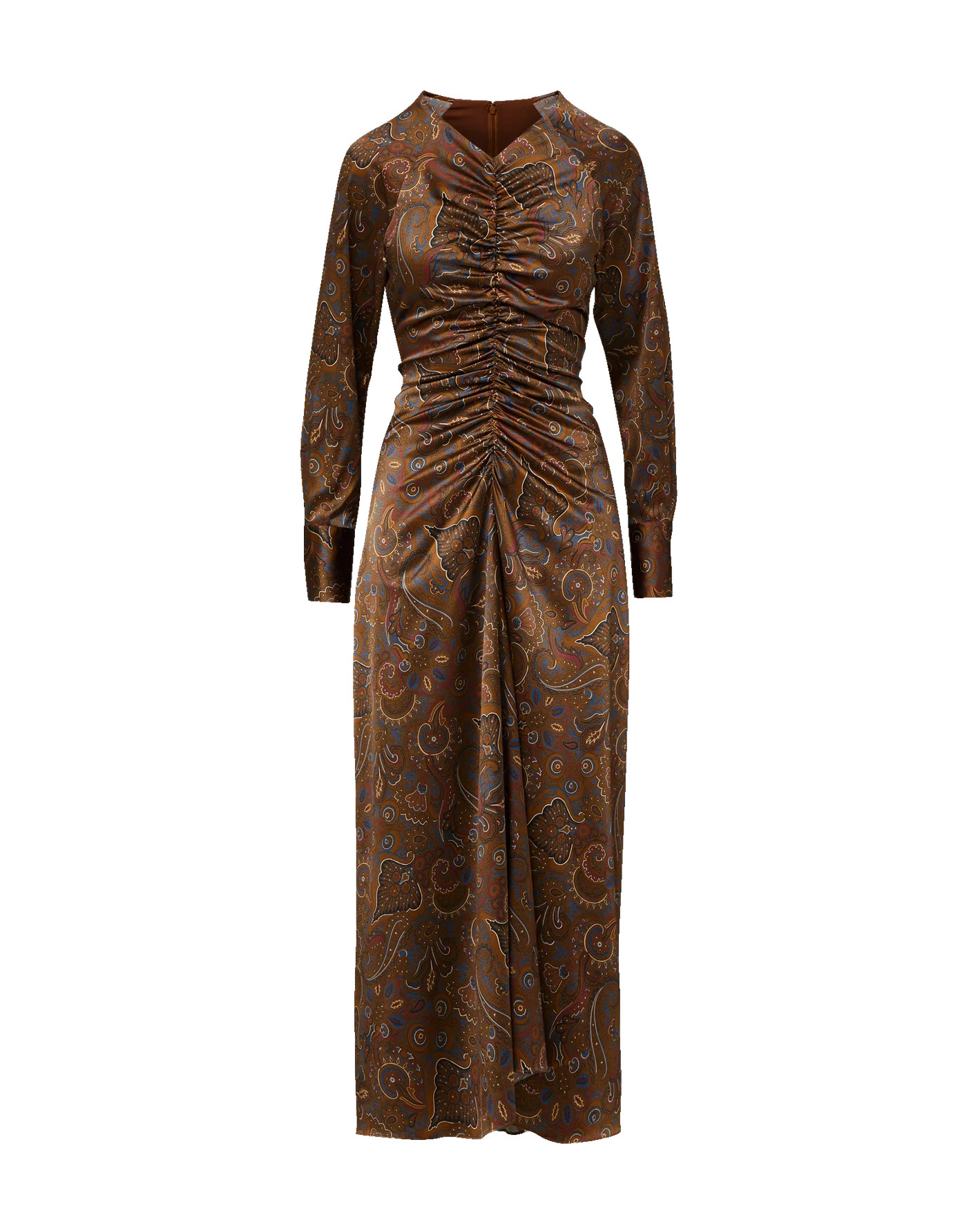 Irma Stretch-Silk Midi Dress | Veronica Beard