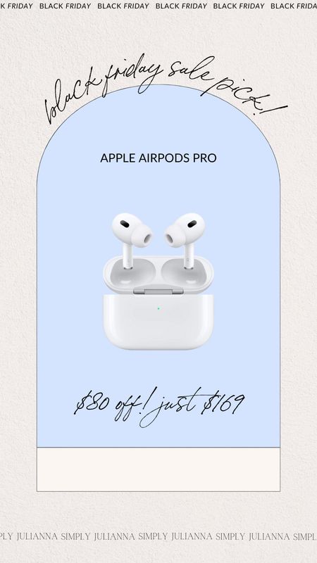$80 off apple AirPods Pro!

#LTKsalealert #LTKCyberWeek #LTKGiftGuide