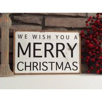 Wood Christmas Sign, Farmhouse Christmas, Wood Quote Sign, Rustic Wood Sign, Large Wooden Sign, Christmas Wall Decor, Wall Decor | Etsy (US)