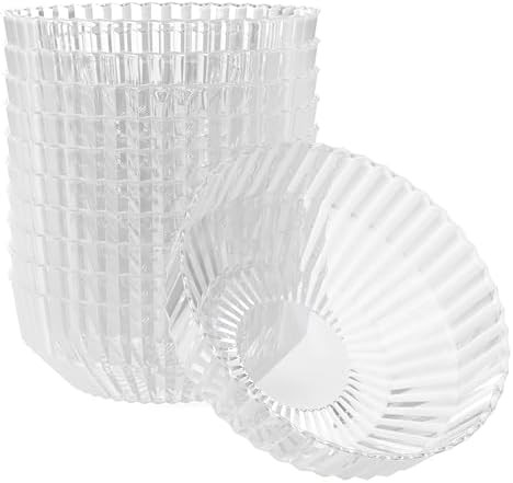 Exquisite Clear Plastic Bowls Disposable - 16 Oz - 20 Count - Disposable Soup Bowls - Great for W... | Amazon (US)
