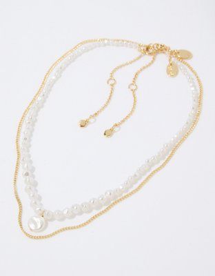Aerie Pearl Choker Necklace Pack | Aerie