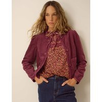 Monsoon Cotton Cord Jacket Burgundy | Marks & Spencer (UK)